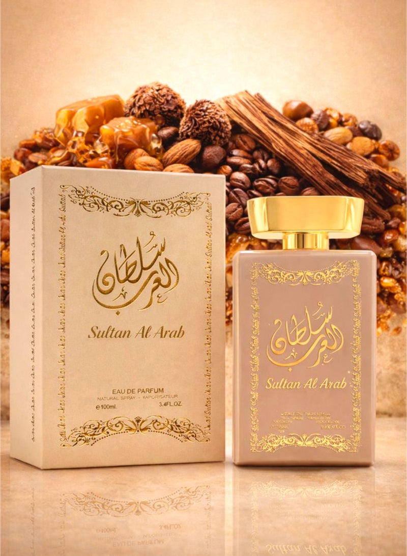 OUDI Luxury Perfume for Men Oudi Sultan Al Arab Eau De Parfum 100ml | Premium Mens Fragrance with Almond, Caramel & Warm Spicy Accords | Best Long Lasting Men's Perfume - Image 5